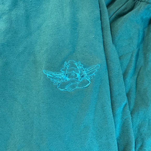 Boys Lie Josh Grunfeld Vintage Sweatpants in Emerald Green - Picture 3 of 8